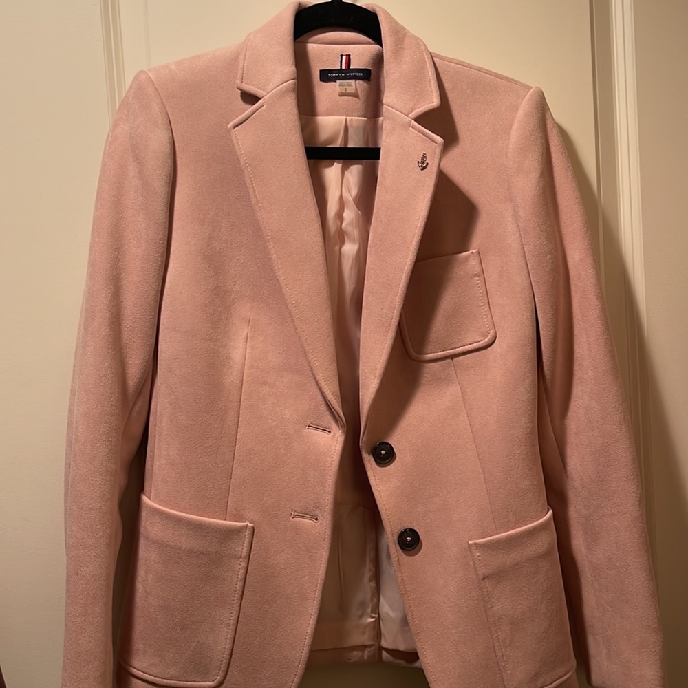 Tommy Hilfiger pink blazer, size 2